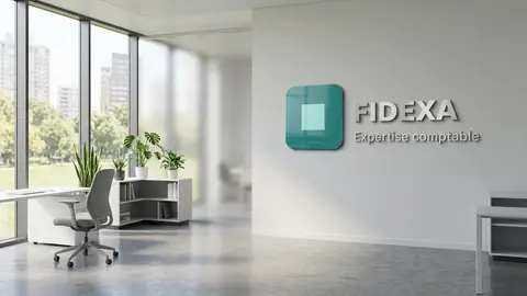 Bureau moderne lumineux – Fidexa (fictif)