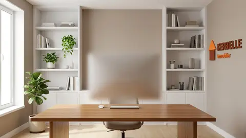 Bureau à la maison – Kerbelle Immobilier (fictif)